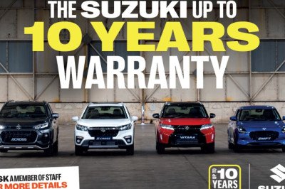 Suzuki looks to add greater peace of mind with new 10-year warranties