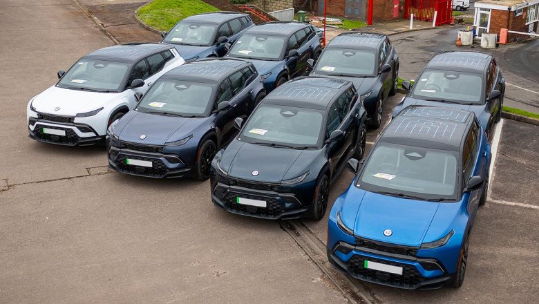 The EV graveyard is cleared! Abandoned new electric cars worth £275k dumped on Nottingham road are collected - and will be sold at auction
