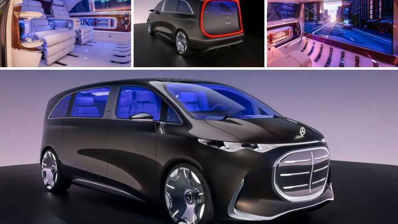 Wild Mercedes V-Class concept turns MPV into space-age limo