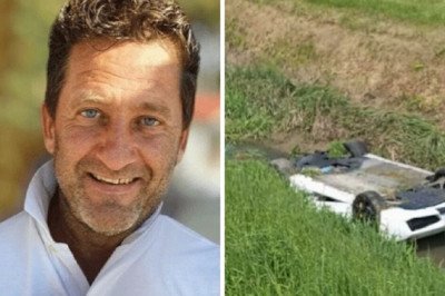 Lamborghini horror as dad drowns after flipping £90k supercar and landing in canal