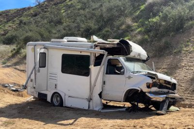 Ford's Triton V10 Can't Even Be Killed By Throwing An RV Off A Cliff