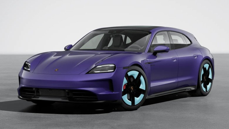 New Porsche Taycan Wheel Has Contrasting Color Aeroblades And A Throwback Turbo Twist Design