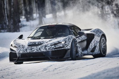 Check Out The McLaren W1 Getting Sideways In The Arctic