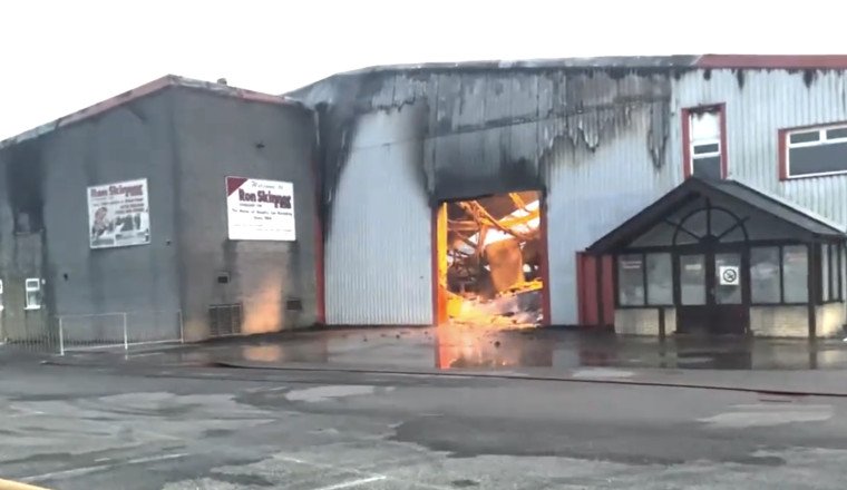 Family-run used car dealer seeks permission to stay open after ‘devastating’ fire gutted site