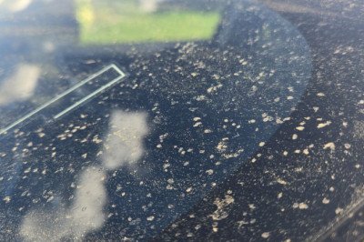 Drivers wake up to sticky substance plastered all over cars