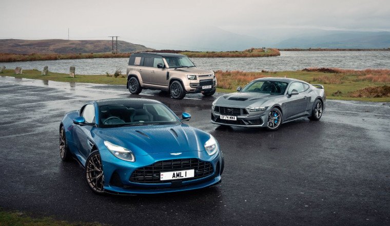 Mustang Dark Horse vs Defender OCTA vs Aston DB12