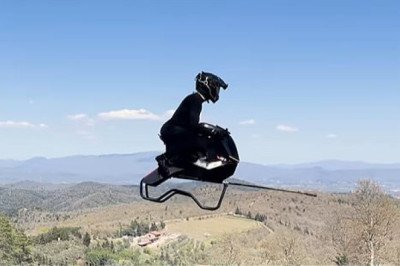 World's first Star Wars-style hoverbike can hit 124mph and DOESN'T need propellors to fly