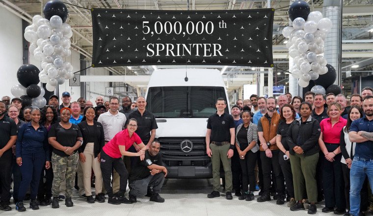 Mercedes-Benz has now built 5 million Sprinter vans
