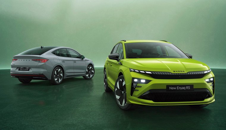 Skoda Enyaq vRS electric SUV gets a go-faster makeover
