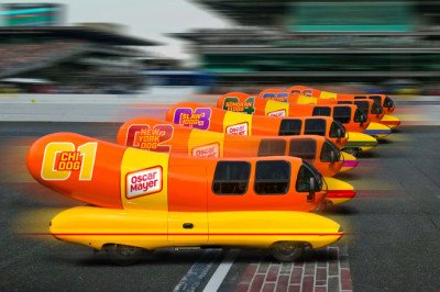 6 Wienermobiles Will Race for Glory at the Indy Motor Speedway This Friday