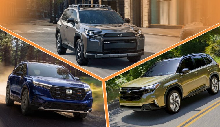 2026 Toyota RAV4 vs Honda CR-V Hybrid vs Subaru Forester Hybrid: Specs Compared