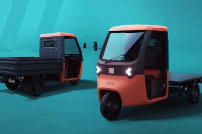 Fiat’s First Three-Wheel EV Is This Super Cute Delivery Truck