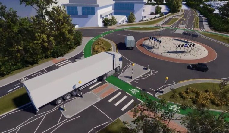 UK town's new £2m roundabout so confusing drivers sent video on how to use it