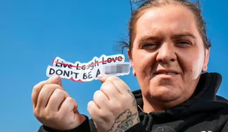 ‘I faced 6 months in jail for rude sticker on my car bumper’