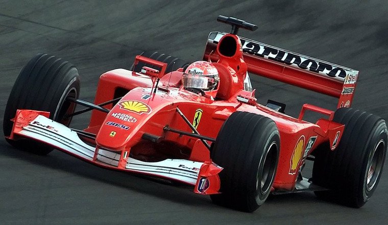 Michael Schumacher's 2001 Monaco Grand Prix-winning Ferrari fetches £13.4MILLION at auction as it becomes his most expensive F1 car ever sold
