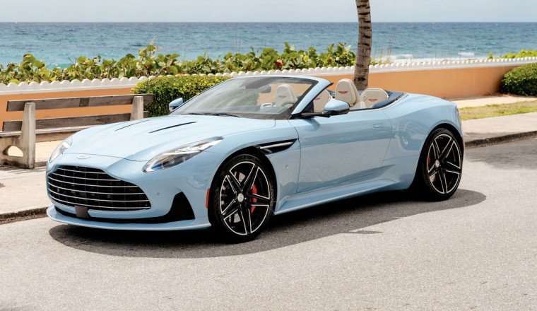 The Aston Martin DB12 Volante Palm Beach Edition Has Glass In Its Paint