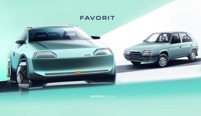 Skoda reimagines one of its most historically important cars as cutesy EV