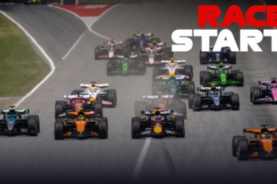 Watch the race start of the Spanish GP