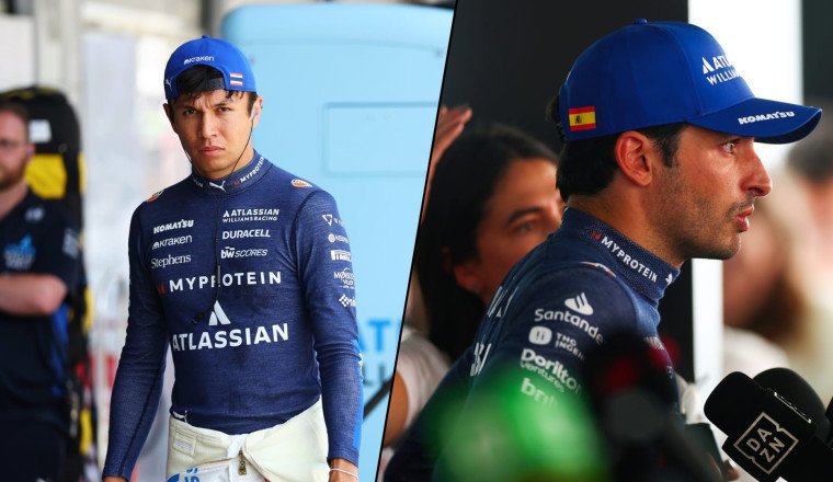 Alex Albon rues ‘messy race' as Carlos Sainz says 'nothing went our way' in Spain as Williams fail to score for first time since Bahrain