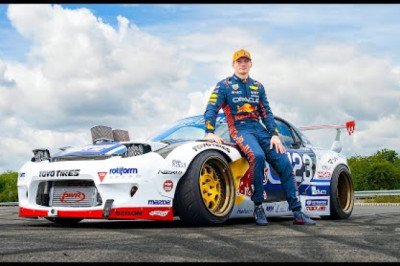 Max Verstappen Learns How to Drift | Feat Mad Mike