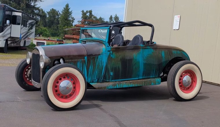 This Old Ford Model A Rat Rod Is Actually a Polaris RZR