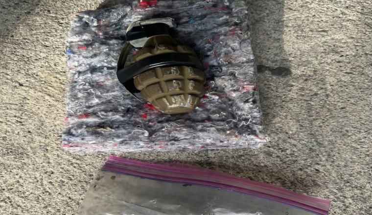 Fleeing Driver Lobs Live Grenade During Police Chase