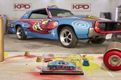 Hot Wheels Teams with Artist Kenny Scharf for Wild Thunderbird Creation