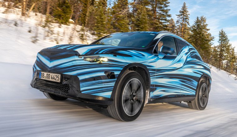 Behind the wheel of the new Mercedes-Benz GLC EV prototype
