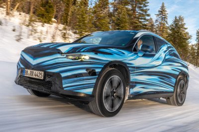 Behind the wheel of the new Mercedes-Benz GLC EV prototype