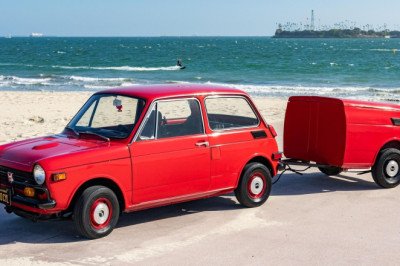Why Buy A Giant SUV When You Could Buy This Tiny Honda N600 With A Matching Trailer Instead?
