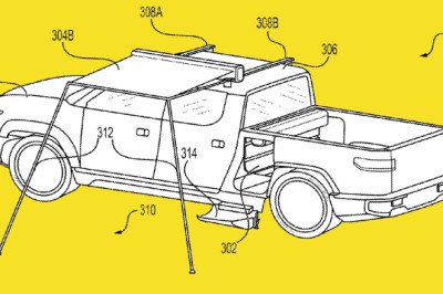 Rivian’s Tonneau Cover Awning Idea Is Stellar Low-Tech Innovation