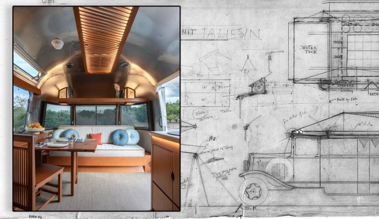 Frank Lloyd Wright’s Forgotten Food Truck Design Inspired a New Airstream Trailer