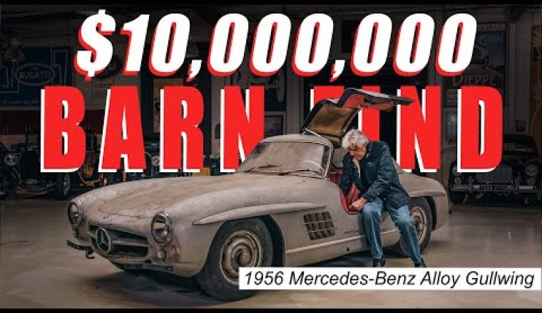 Jay Leno Uncovers the 1956 Mercedes-Benz Alloy Gullwing Barn Find