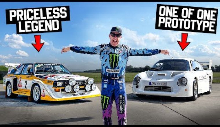 Ken Block Drives Audi’s Rarest Rally Monsters at Audi Tradition