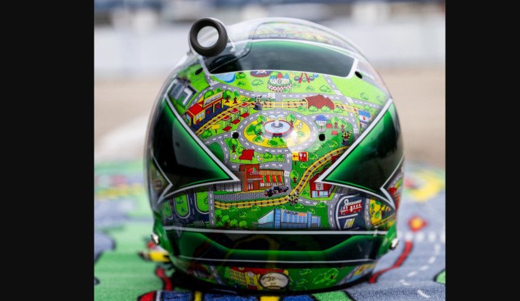 Incredible NASCAR Helmet Art Alert