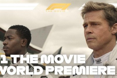 Watch the stars arrive for the 'F1' movie premiere