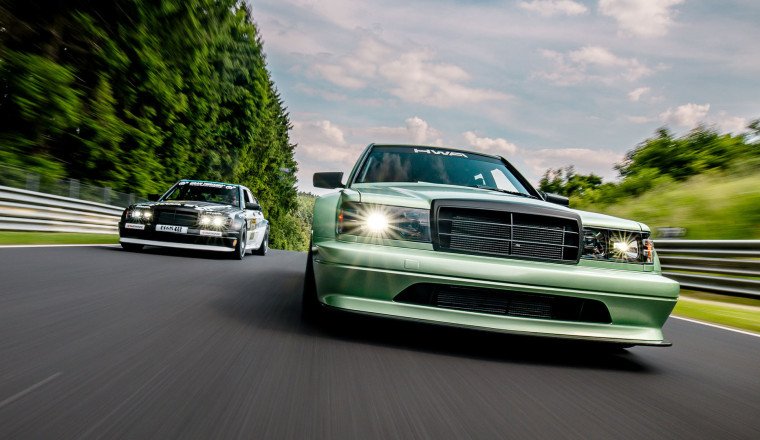 HWA Evo Mercedes super saloon will race at the Nurburging 24h