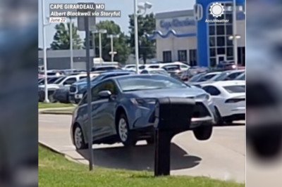 Extreme Heat Caused This Road To Buckle and a Corolla To Fly