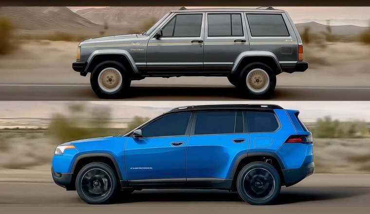 New Jeep Cherokee Looks a Lot Bigger Than Beloved XJ in Latest Teaser