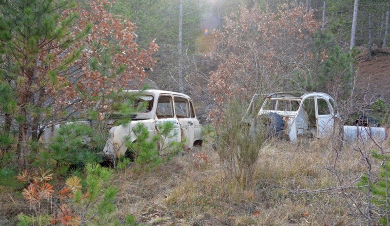Two Old Rivals Rust Together in the Alps