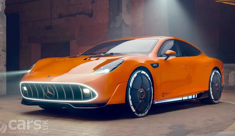 Mercedes-AMG GT XX Concept previews a Porsche Taycan BASHING AMG four-door electric GT