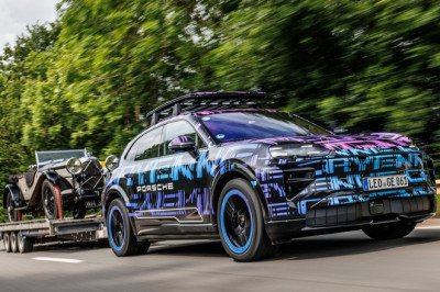 New Cayenne EV takes Shelsley Walsh SUV record