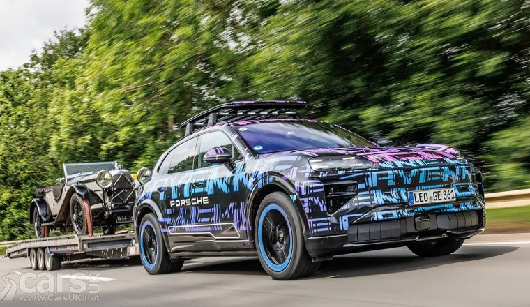 New Porsche Cayenne ELECTRIC – Breaks records and tows stuff too