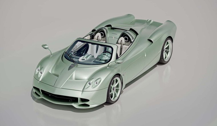 The Pagani Huayra Codalunga Loses Its Roof and Adds a Manual