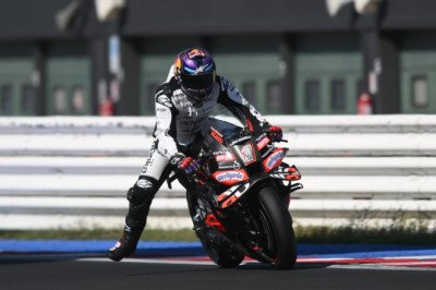 Martin finally back on a MotoGP bike; Aprilia's mission to keep him begins