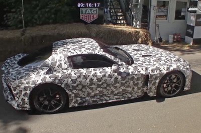 Toyota’s Secret GT Supercar Just Climbed Goodwood in Camouflage
