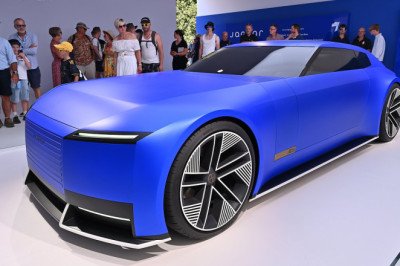 Jaguar's polarising Type 00 concept makes UK public debut at Goodwood