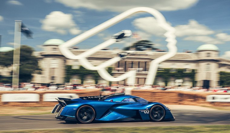 Alpine A290 Rallye makes world dynamic debut, while Alpenglow, A110 R Ultime and A390 also star as Goodwood Festival begins