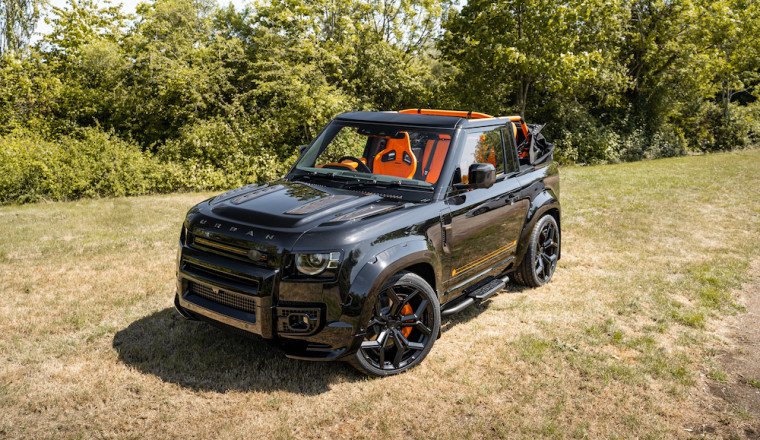Urban Widetrack Heritage Series Soft-Top Land Rover Defender - ready for the beach and city streets