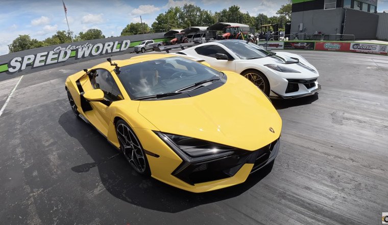 Chevrolet Corvette ZR1 Vs. Lamborghini Revuelto: Which 1,000-HP Supercar Wins In A Drag Race?